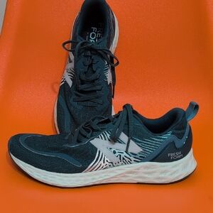 New Balance Men's Fresh Foam Running Shoes - Black & White